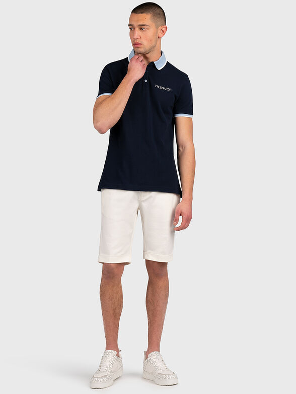 Polo shirt in dark blue - 2