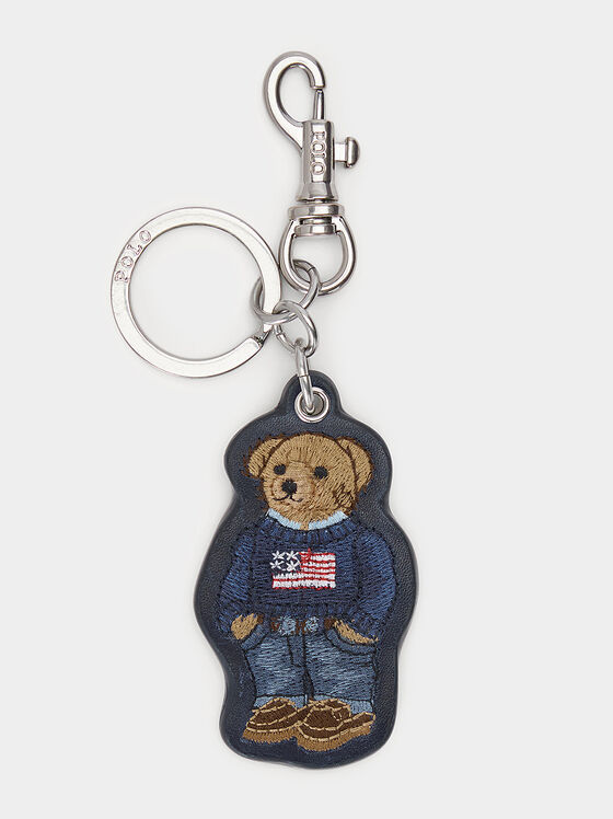Breloc din piele cu broderie Polo Bear - 1