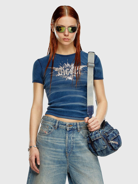Tricou T-ELE-LONG-P2 cu talie slim - 1