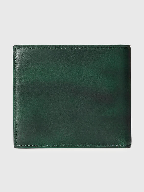 Green wallet with Polo Bear embroidery - 2