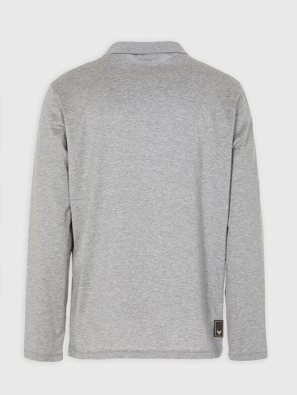 Long sleeved polo shirt with logo - 2