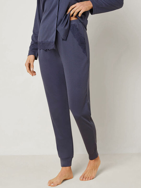 RIB LACE pyjama bottom - 1