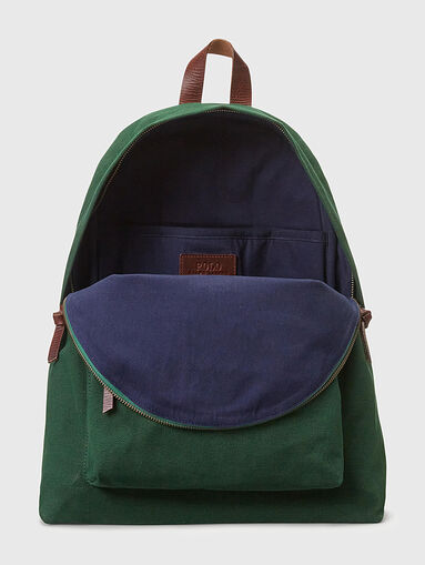 Cotton backpack with Polo Bear embroidery - 3
