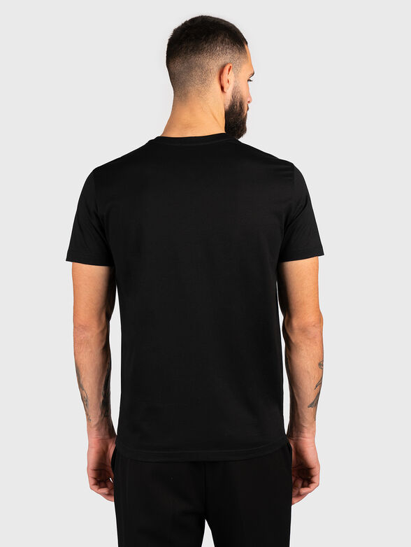 Black cotton T-shirt - 2