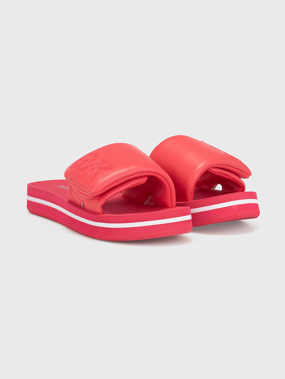 Black platform beach shoes - 2
