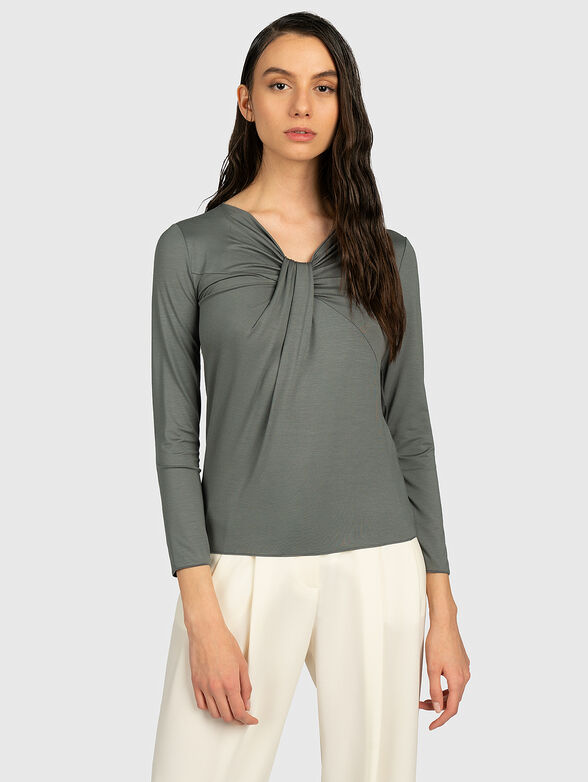 Grey blouse - 1