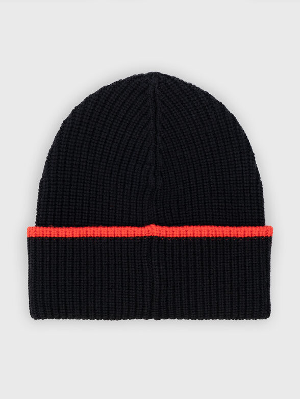 Wool hat in black  - 2