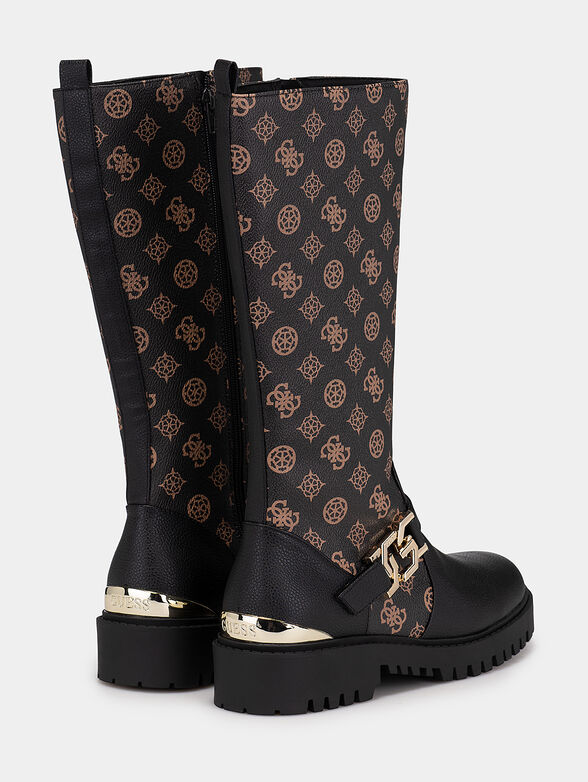 ORYN faux leather boots with 4G logo print - 3