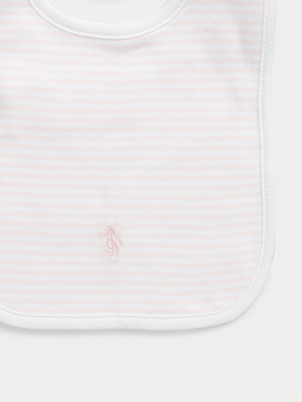 Bib with embroidered logo - 2