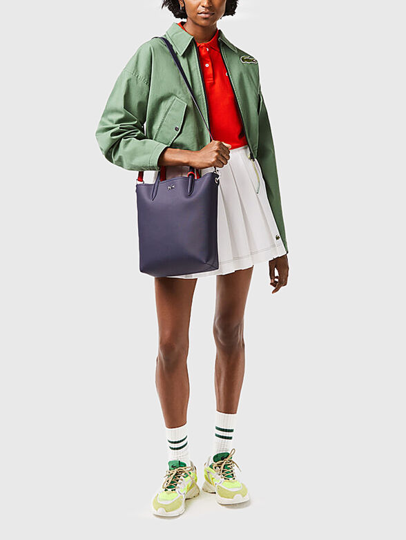 Two-faced bag with a carrier bag and mini logo - 3