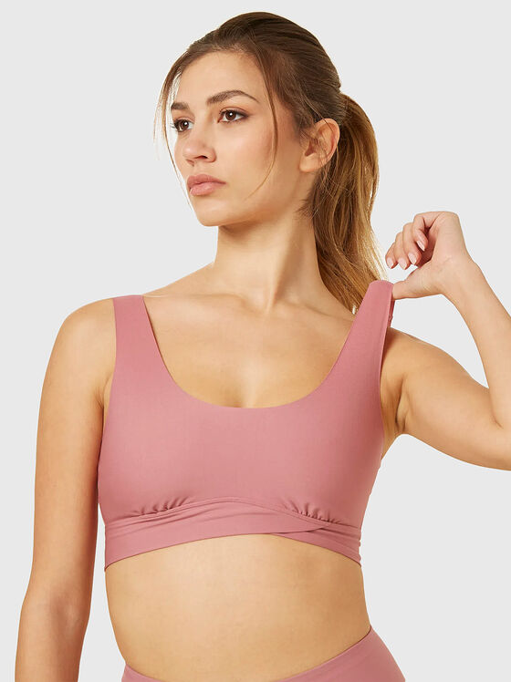 ADAPTIVE COLOR green sports bra - 1