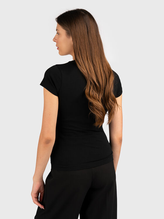 Tricou cu logo 4G cu cristale aplicate - 2