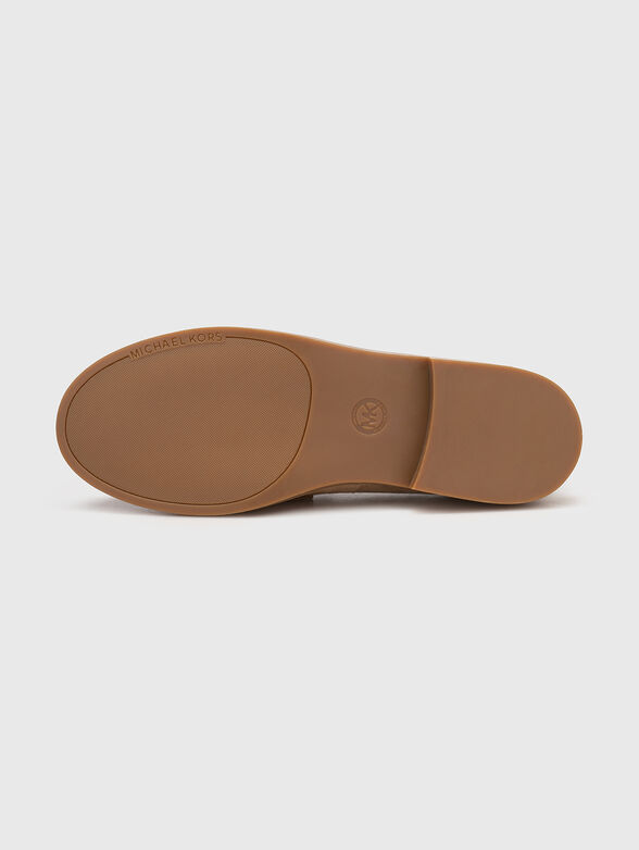 EDEN suede loafers with logo - 5