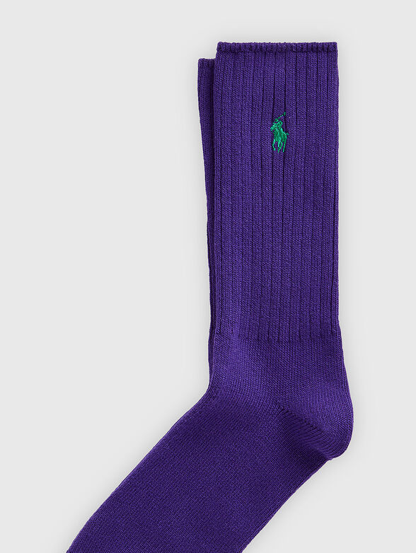 COLOR SHOP socks in purple - 2