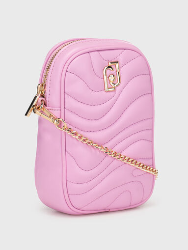 Mini crossbody bag in pink  - 4