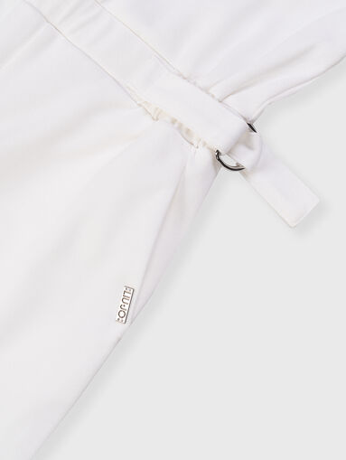 Jumpsuit with accent sleeves - 4