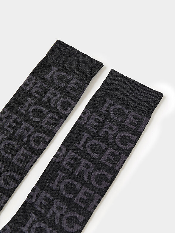 Socks with logo print - 2