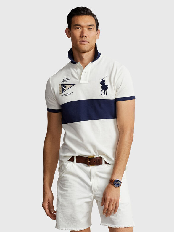 Logo-embroidered Polo Shirt  - 1
