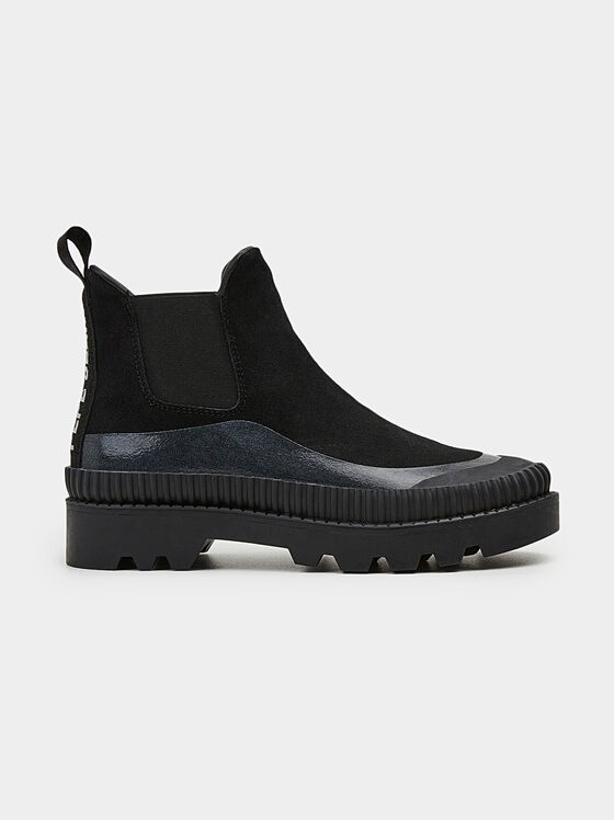 Ghete ASCOT YOUNG negre slip-on - 1