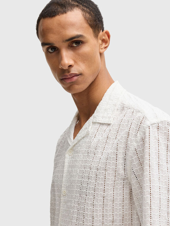 C-LARS short sleeved cotton shirt - 4