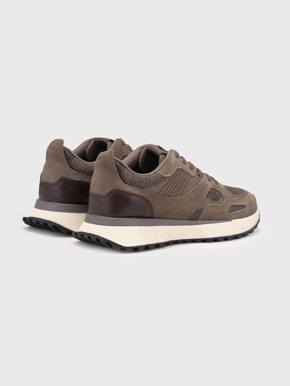 JONAH textile and suede sneakers - 3