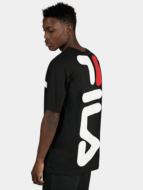 ANATOLI Black T-shirt with back maxi logo - 2