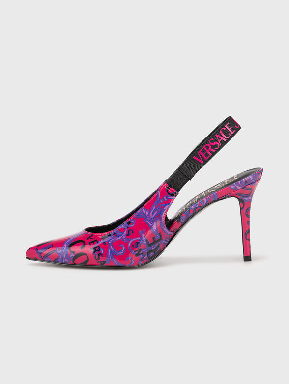 SCARLETT heeled shoes with logo accents - 4