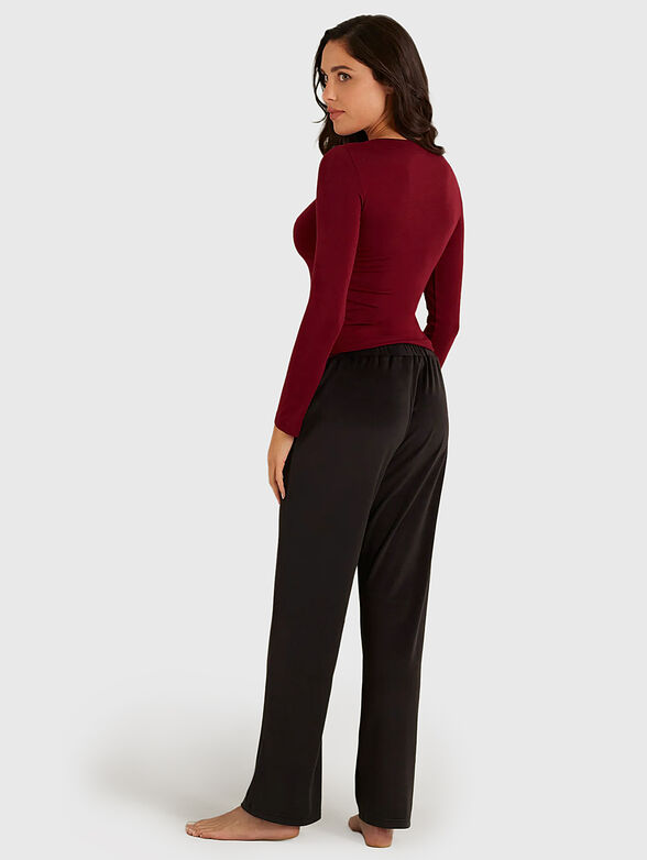 CHEENILLE black pants - 2