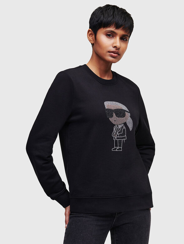 IKONIK 2.0 KARL sweatshirt with applied rhinestones - 2