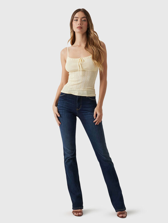 POINTELLE REINA top in pink - 2