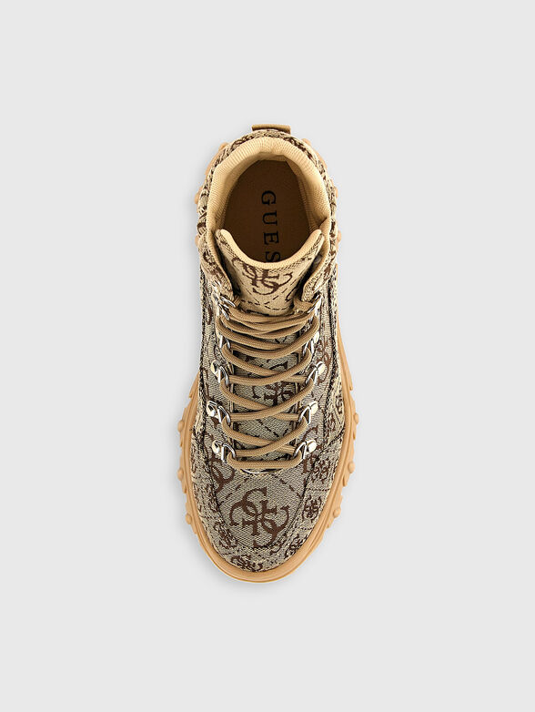 SELLEN2 sports ankle boots with logo print - 4