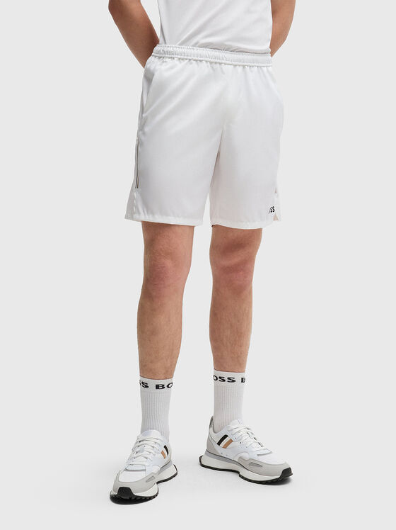 Pantaloni scurți albi sport  - 1