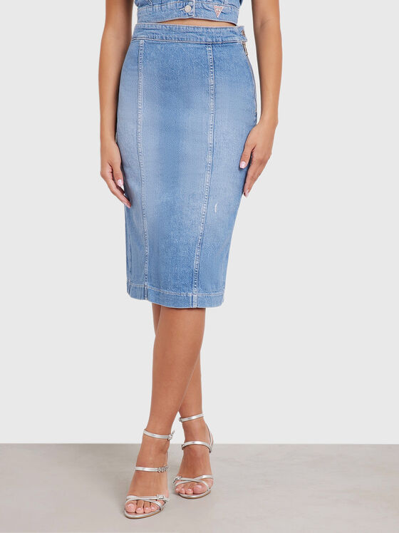 Fustă midi din denim EMMA - 1