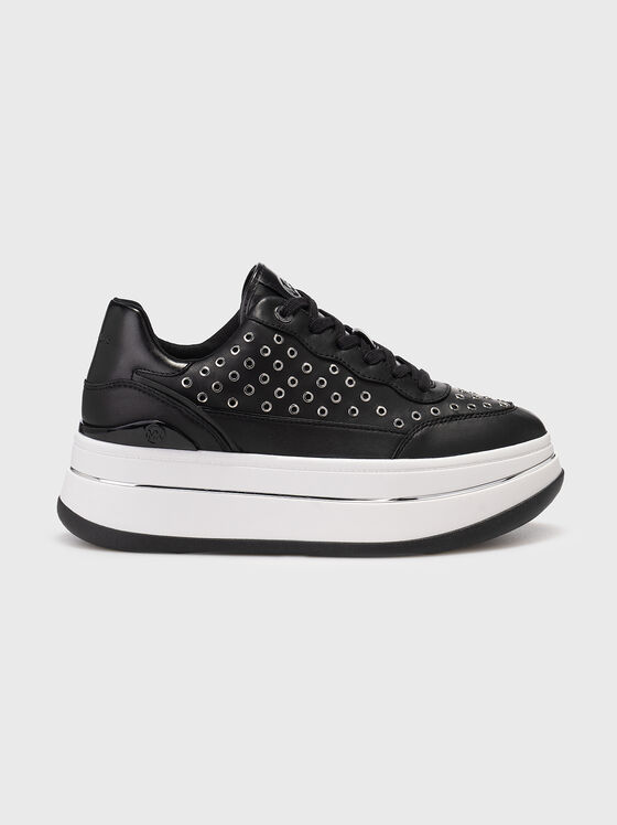 Adidași din piele HAYES pe platformă - 1