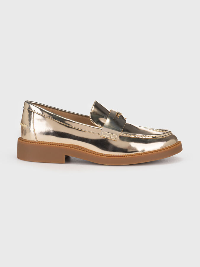 EDEN loafers in gold color 