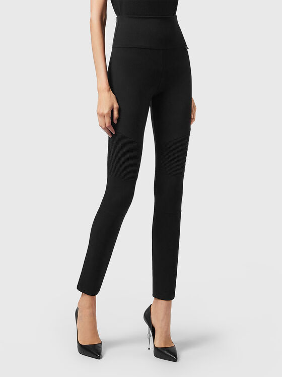 Biker leggings in black - 1