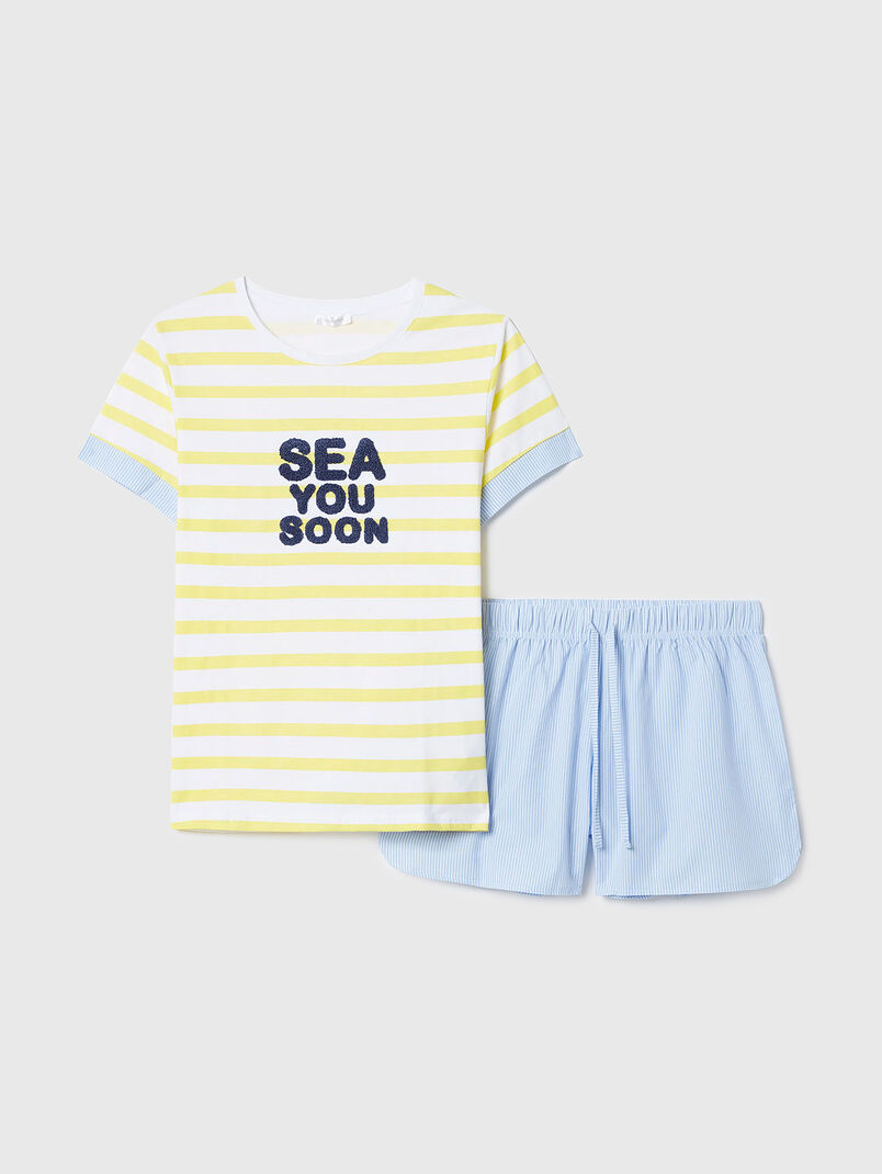 SEA YOU SOON two-piece cotton pyjamas - 3