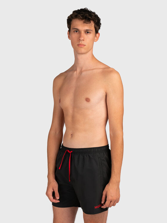Pantaloni scurți de plajă cu logo accentuat - 1