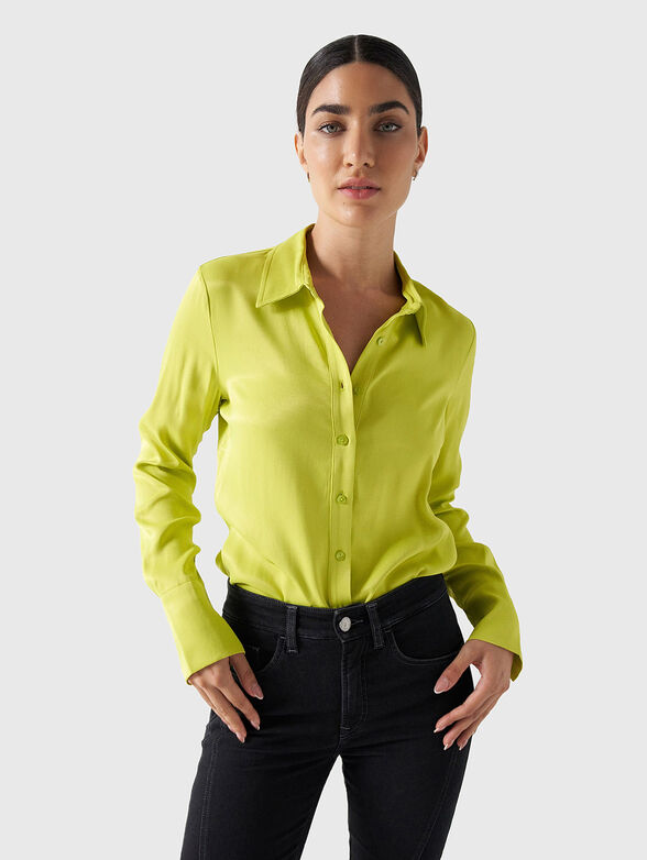 Satin effect shirt  - 1