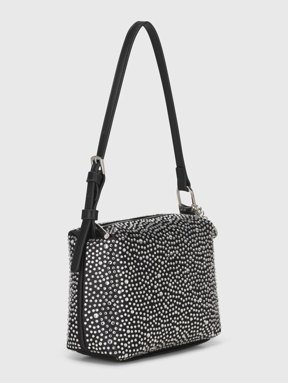 Bag with appliqued rhinestones - 3