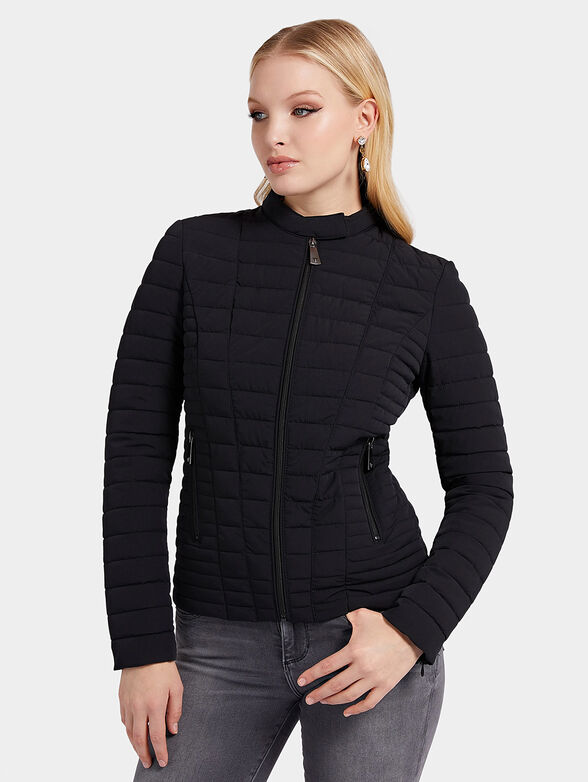VONA black jacket with quilted effect - 1