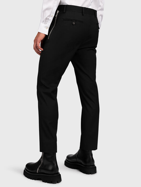 Black pants with zippers - 2