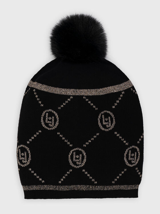 Black hat with logo details - 1