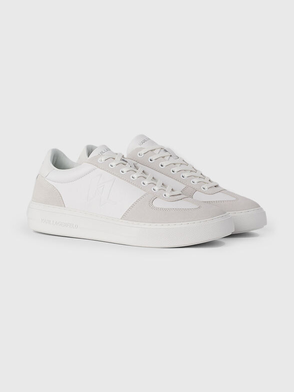 T/KAP M'GRAM leather sneakers with logo details - 2