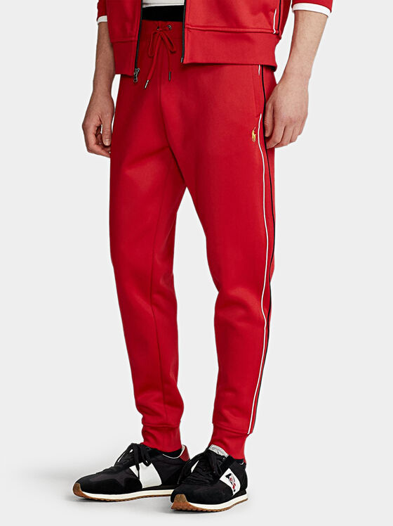 Pantaloni sport roșii - 1