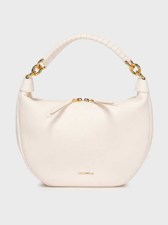 White leather bag with golden elements - 1