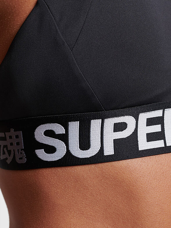 Sports bra with logo detail - 4