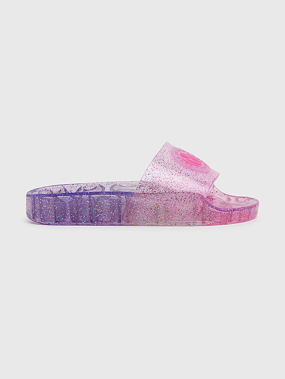 WAVE slippers with glittering accents - 1