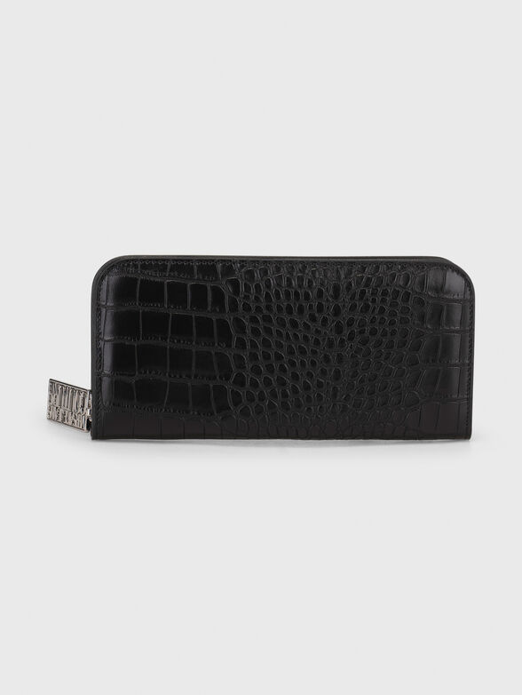Wallet with croco texture - 2