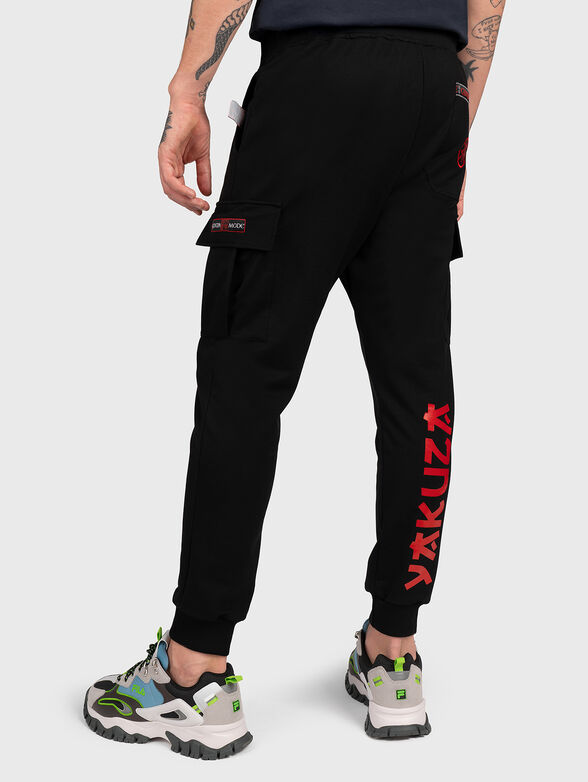 JSP002 sports pants with laces and print - 2